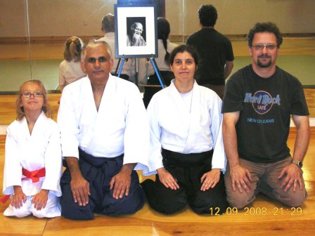 Jordan after passing orange belt test on 12/9/2008